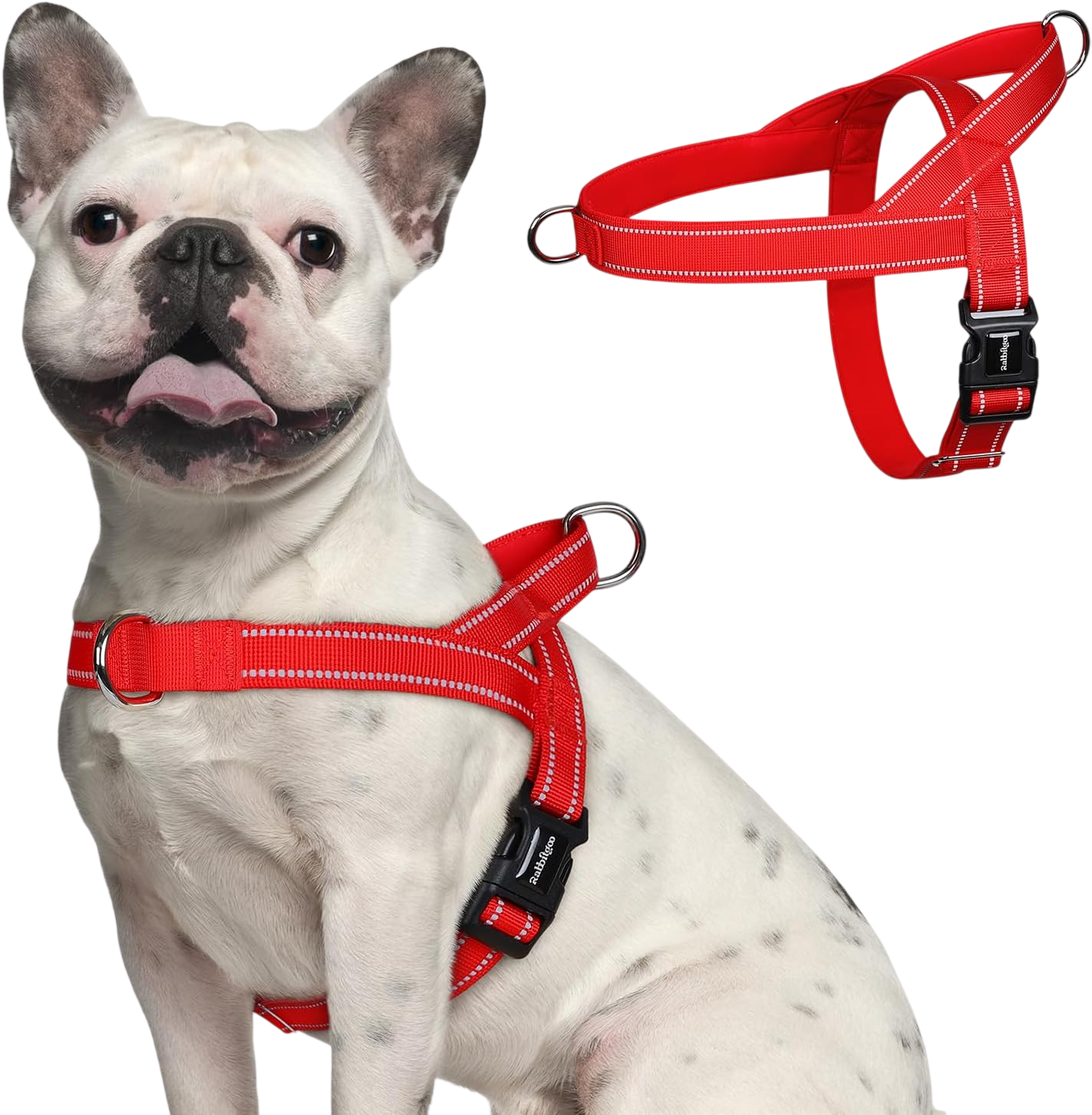 Tactical Dog Harness, No Pull Military Service Vest by Rabbitgoo